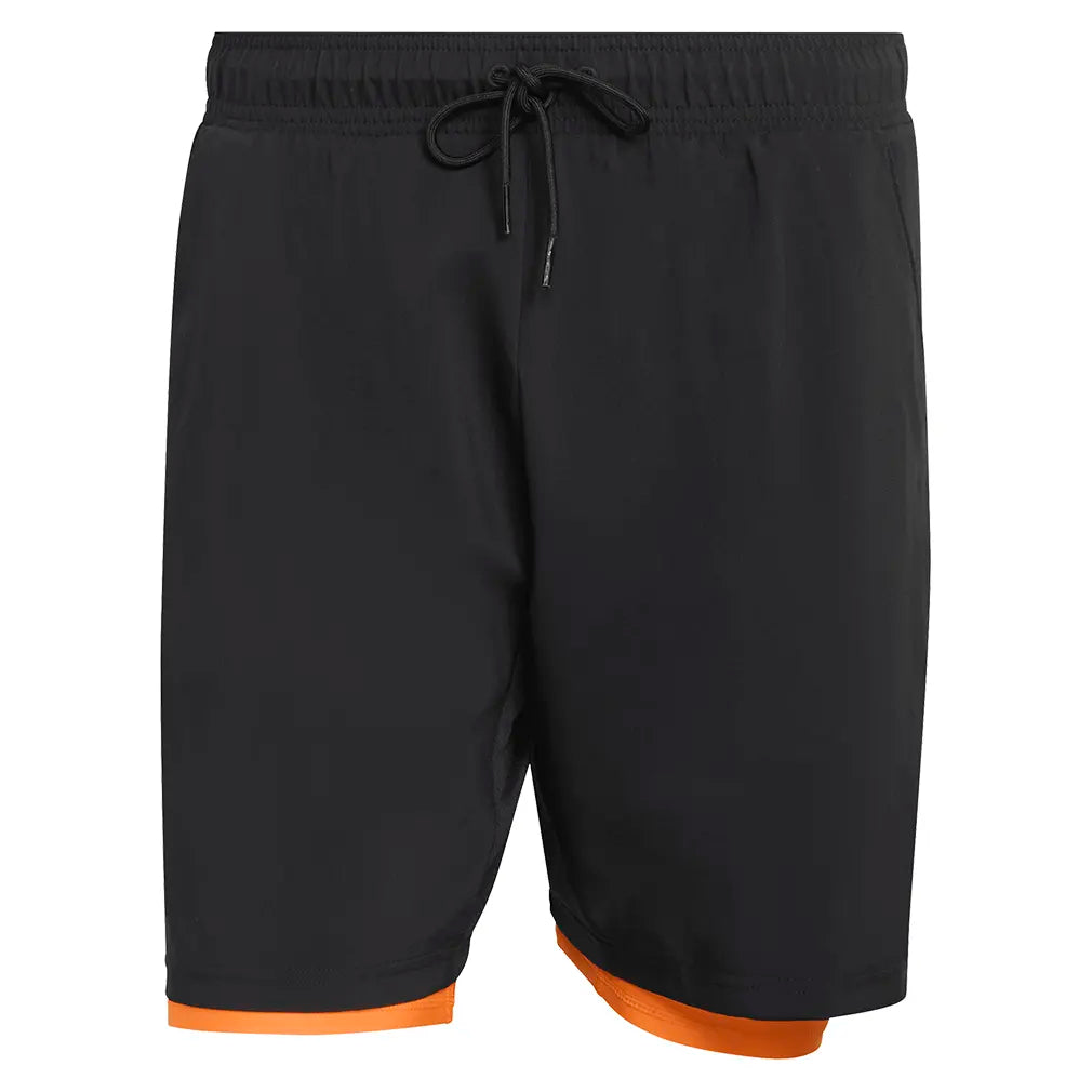 Men's Club 2IN1  Short Black and Pure Orange
