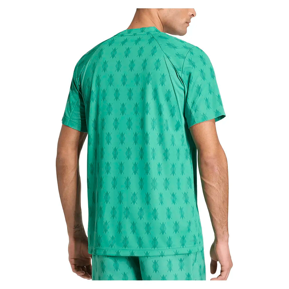 Men's Club Graph Tee Semi Court Green