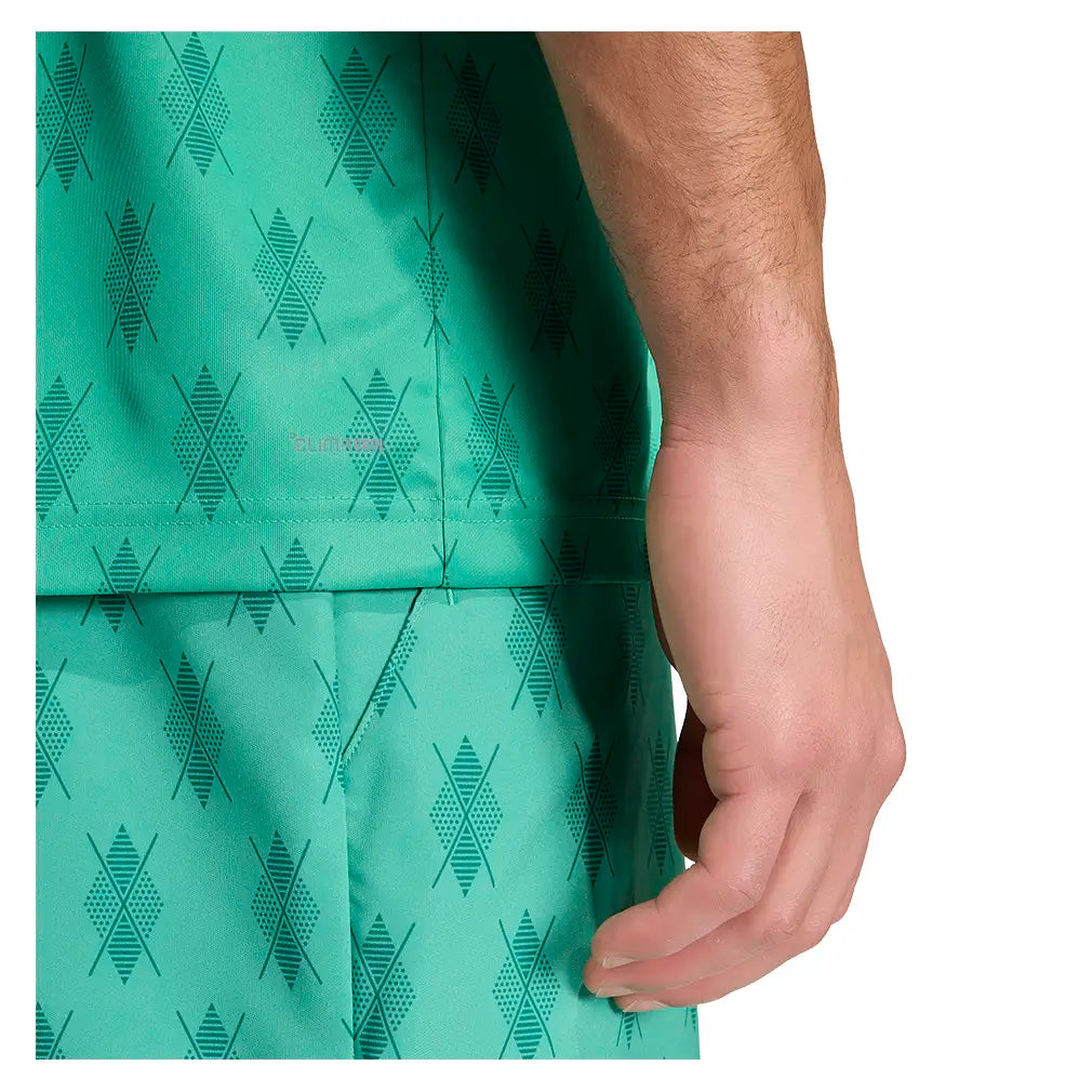 Men's Club Graph Tee Semi Court Green