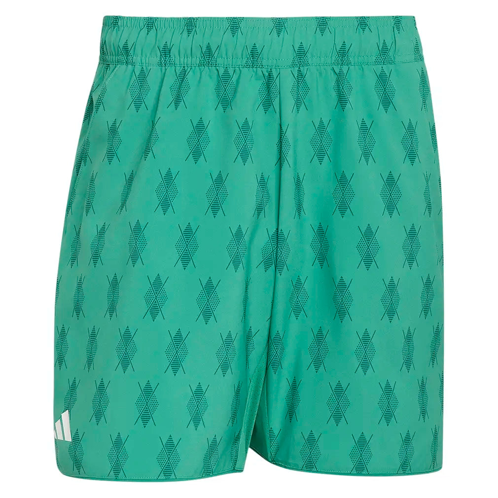 Men's Club Graph 7 Inch Shorts Semi Court Green