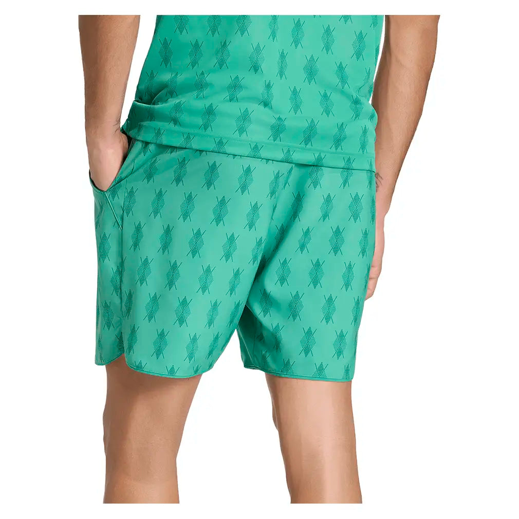 Men's Club Graph 9 Inch Shorts Semi Court Green