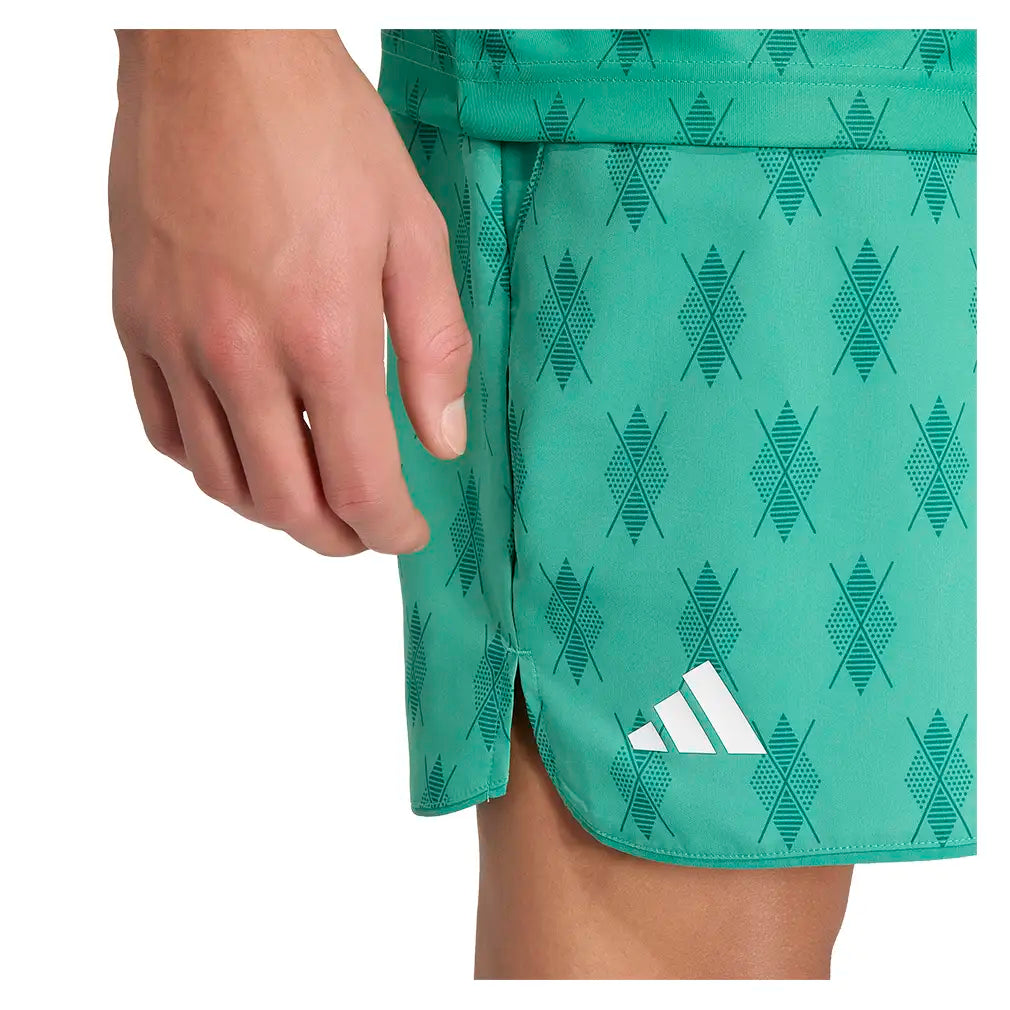 Men's Club Graph 7 Inch Shorts Semi Court Green