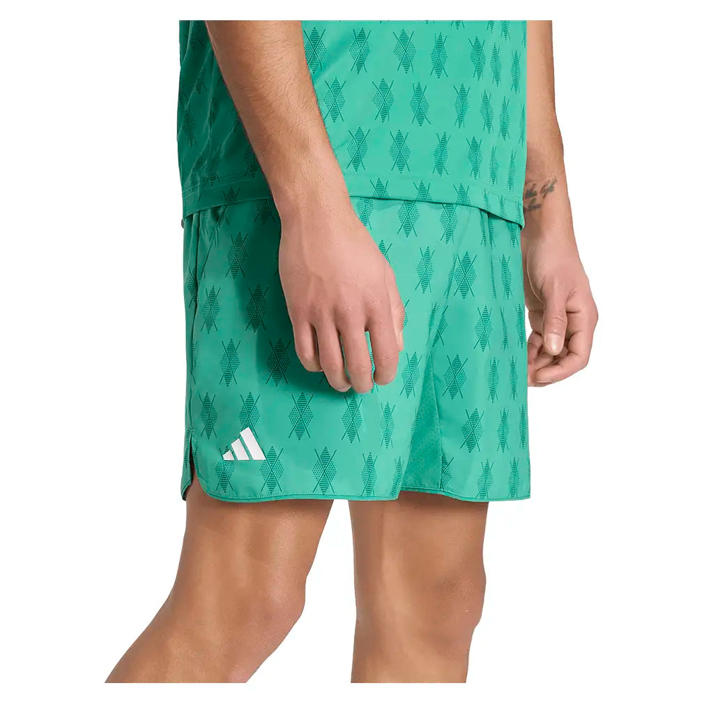 Men's Club Graph 9 Inch Shorts Semi Court Green