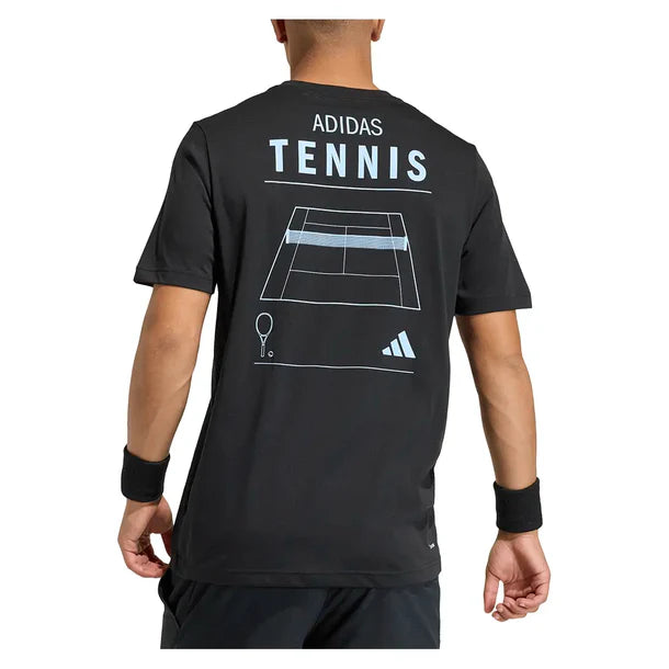 Men's Graphic Top Black