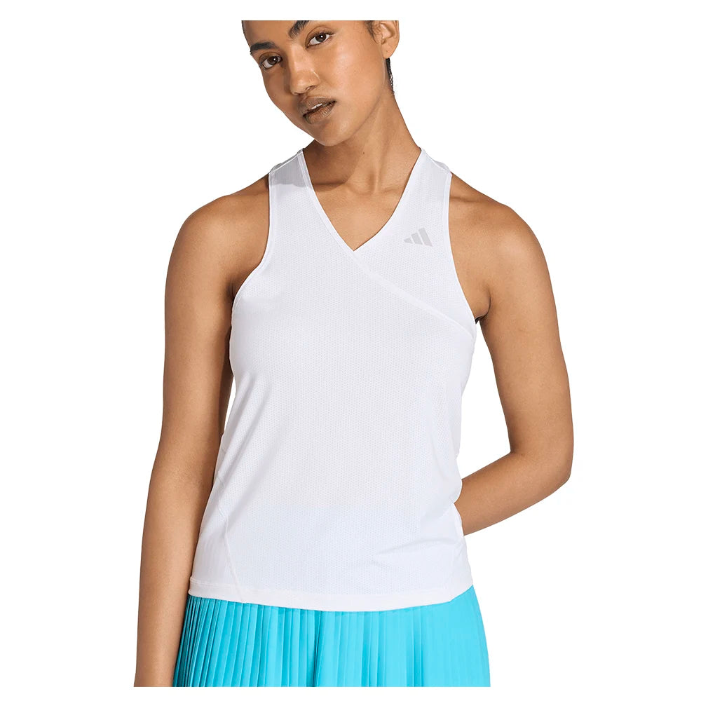 Women's Club V Tank White
