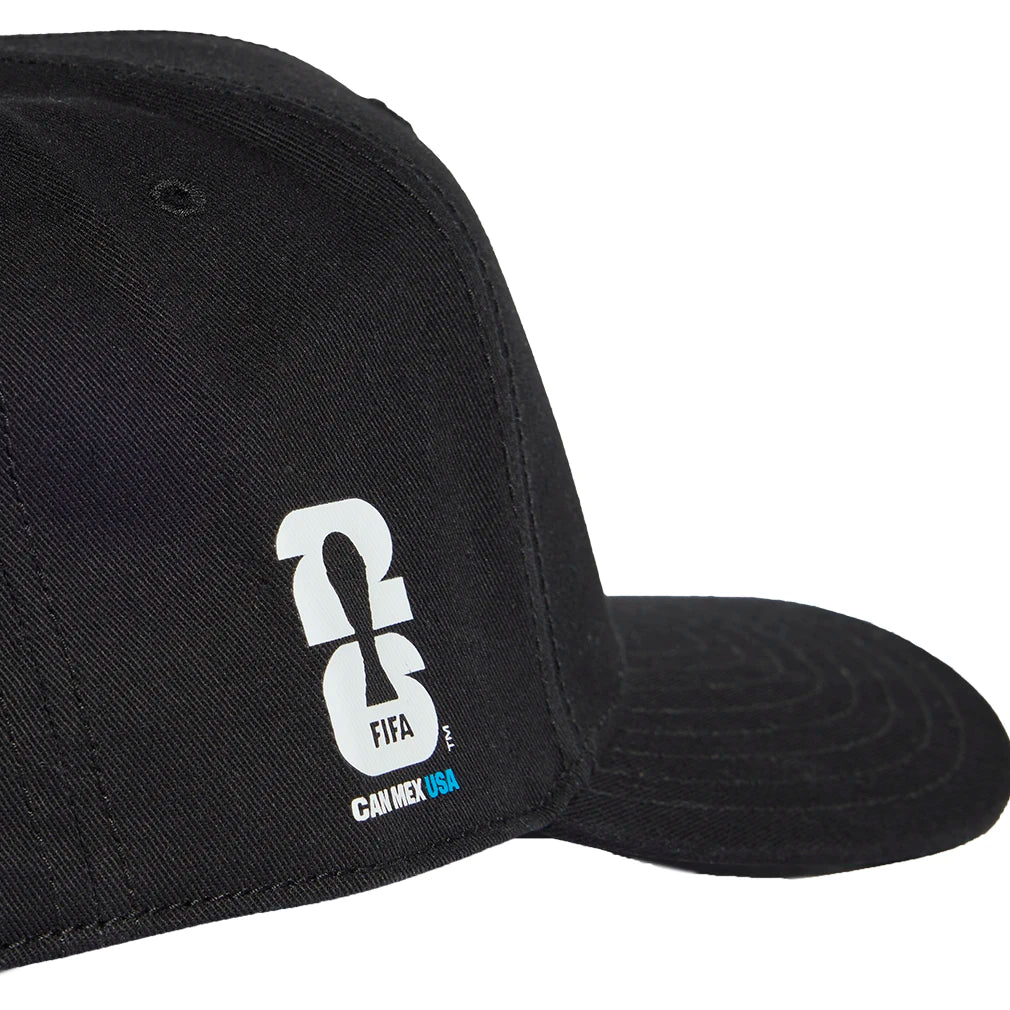 USA Soccer Cap Black and White