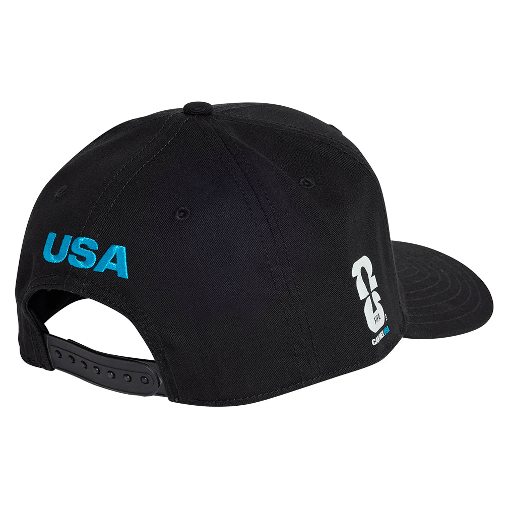 USA Soccer Cap Black and White