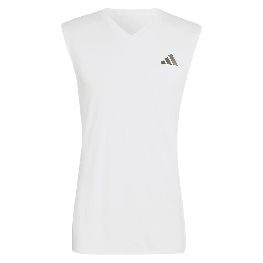 Men's Wimbledon Sleeveless Tank White
