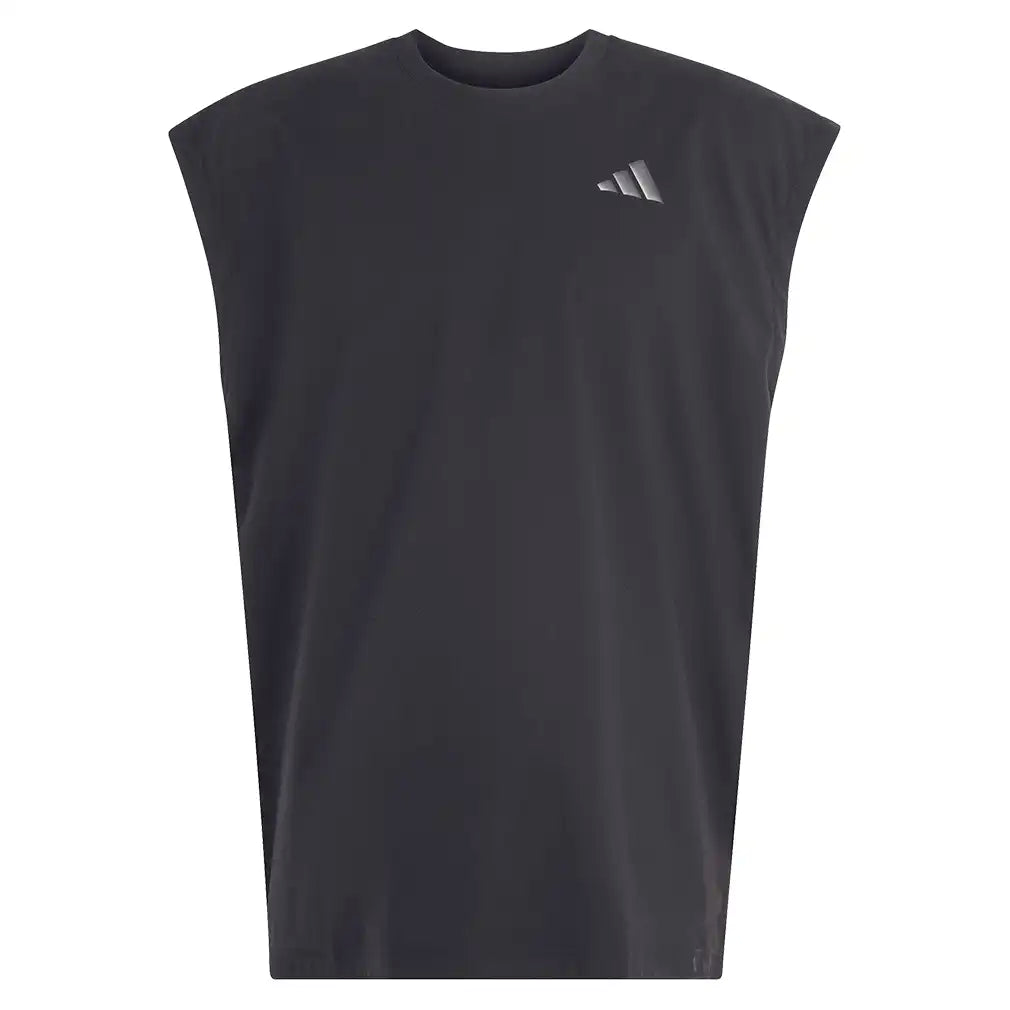 Men's New York Oversized Sleeveless Top Black