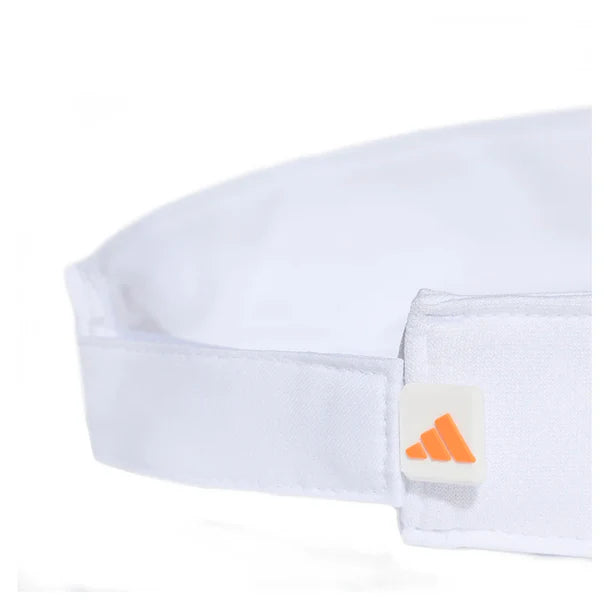 Men's Climacool Visor White and Pure Orange
