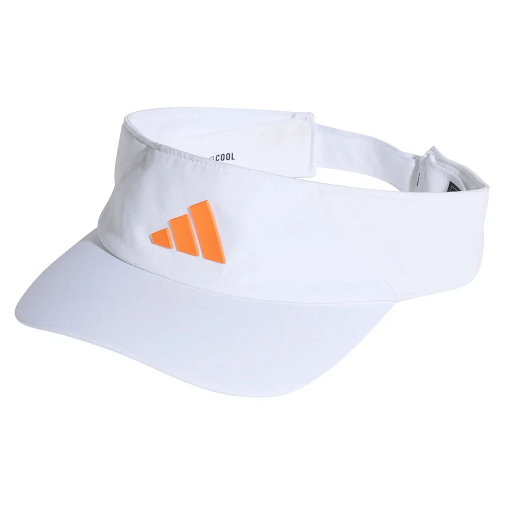 Men's Climacool Visor White and Pure Orange