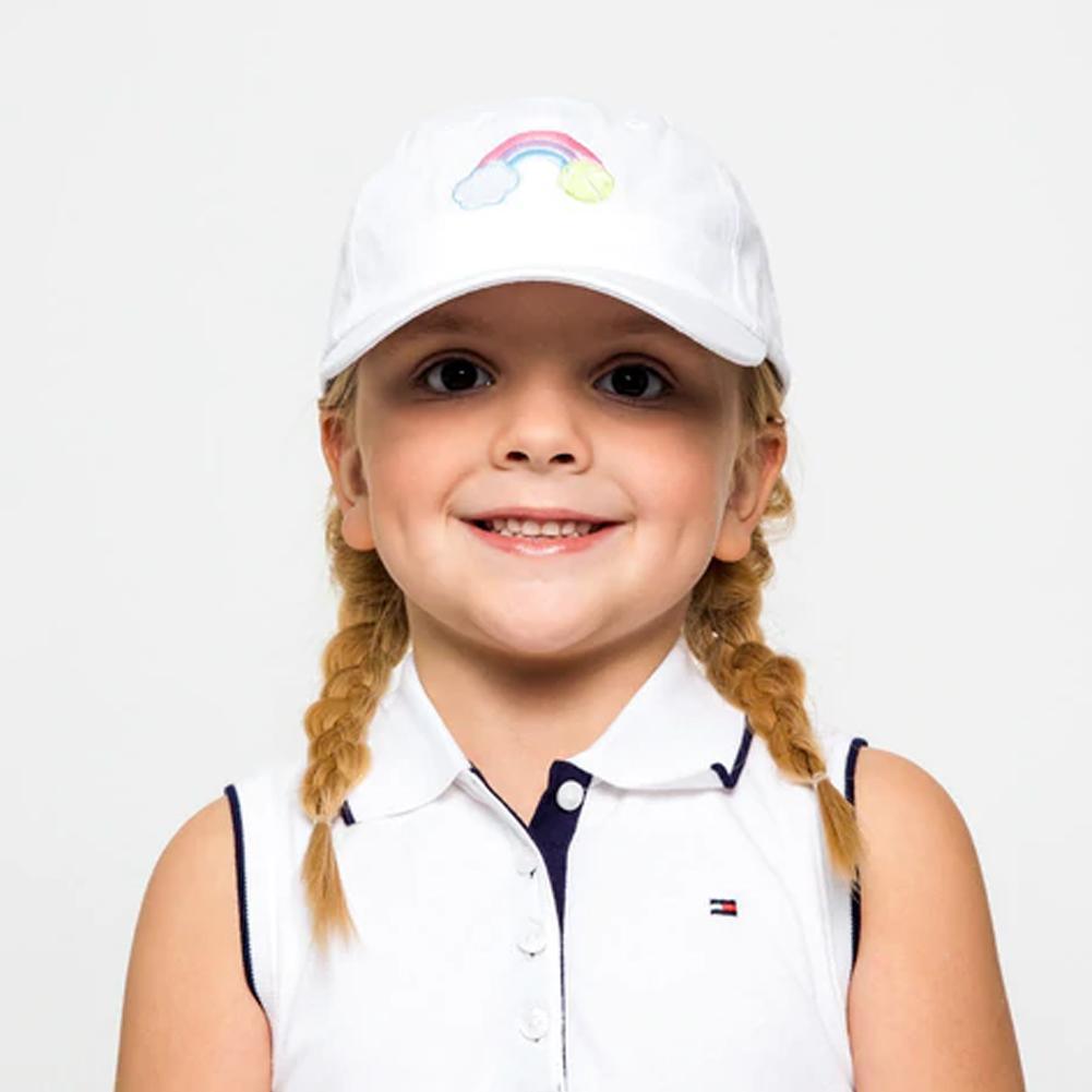 Kids Tennis Camper Hat Pastel Rainbow