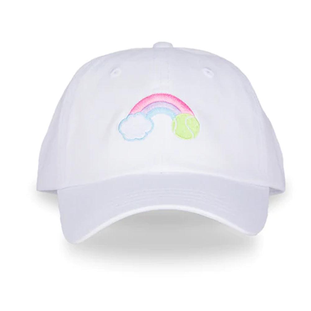Kids Tennis Camper Hat Pastel Rainbow