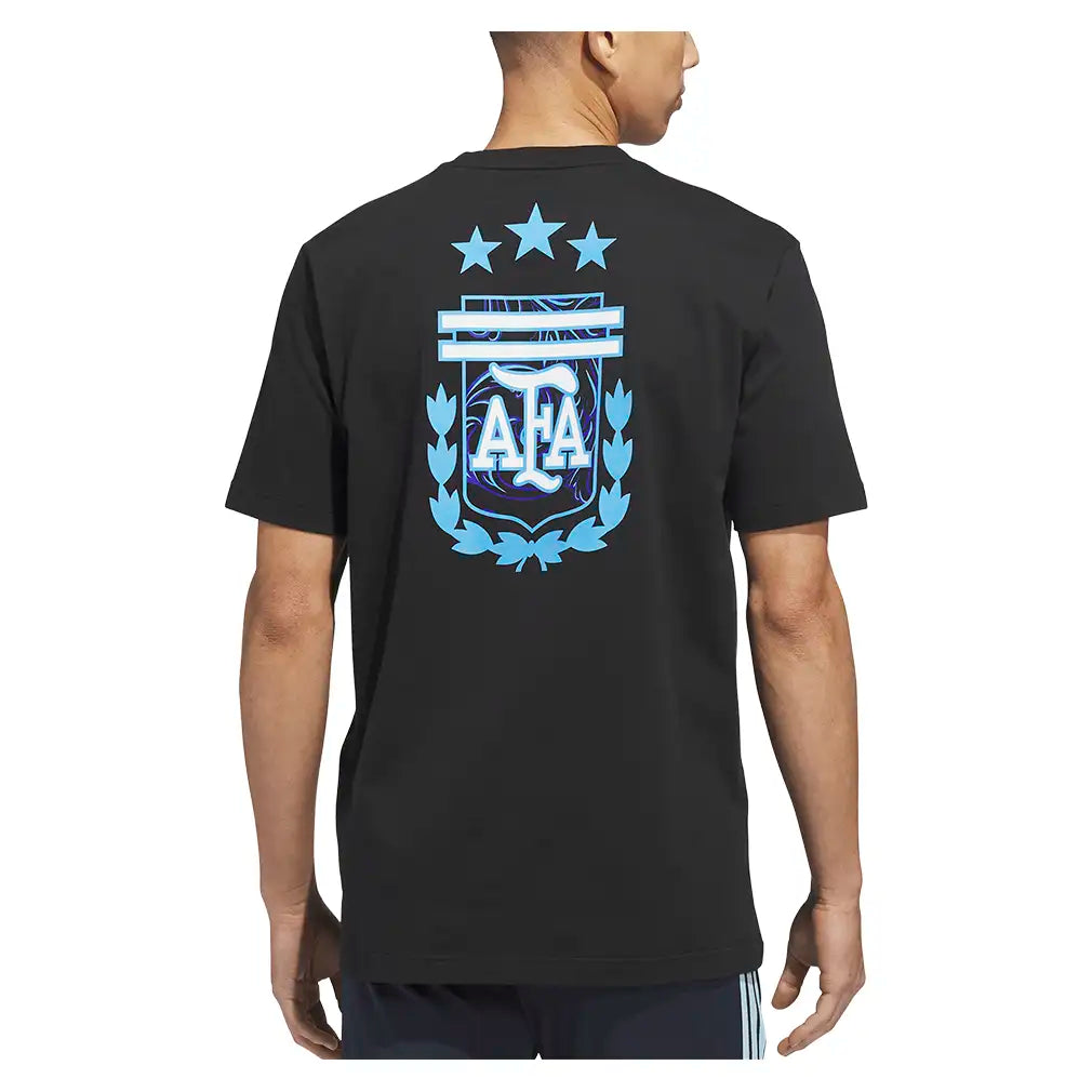 Argentina Away World Cup 2026 Graphic Tee Black