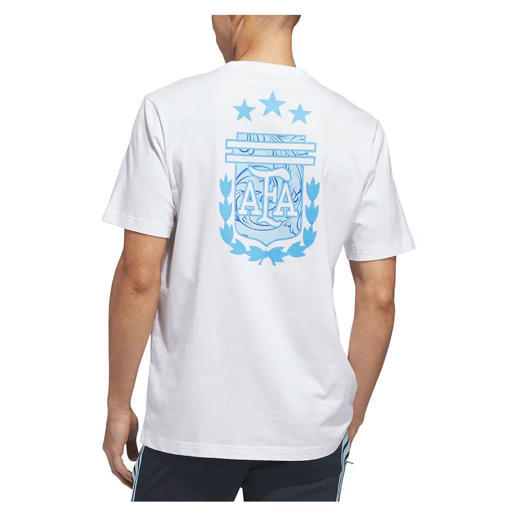 Argentina Away World Cup 2026 Graphic Tee White