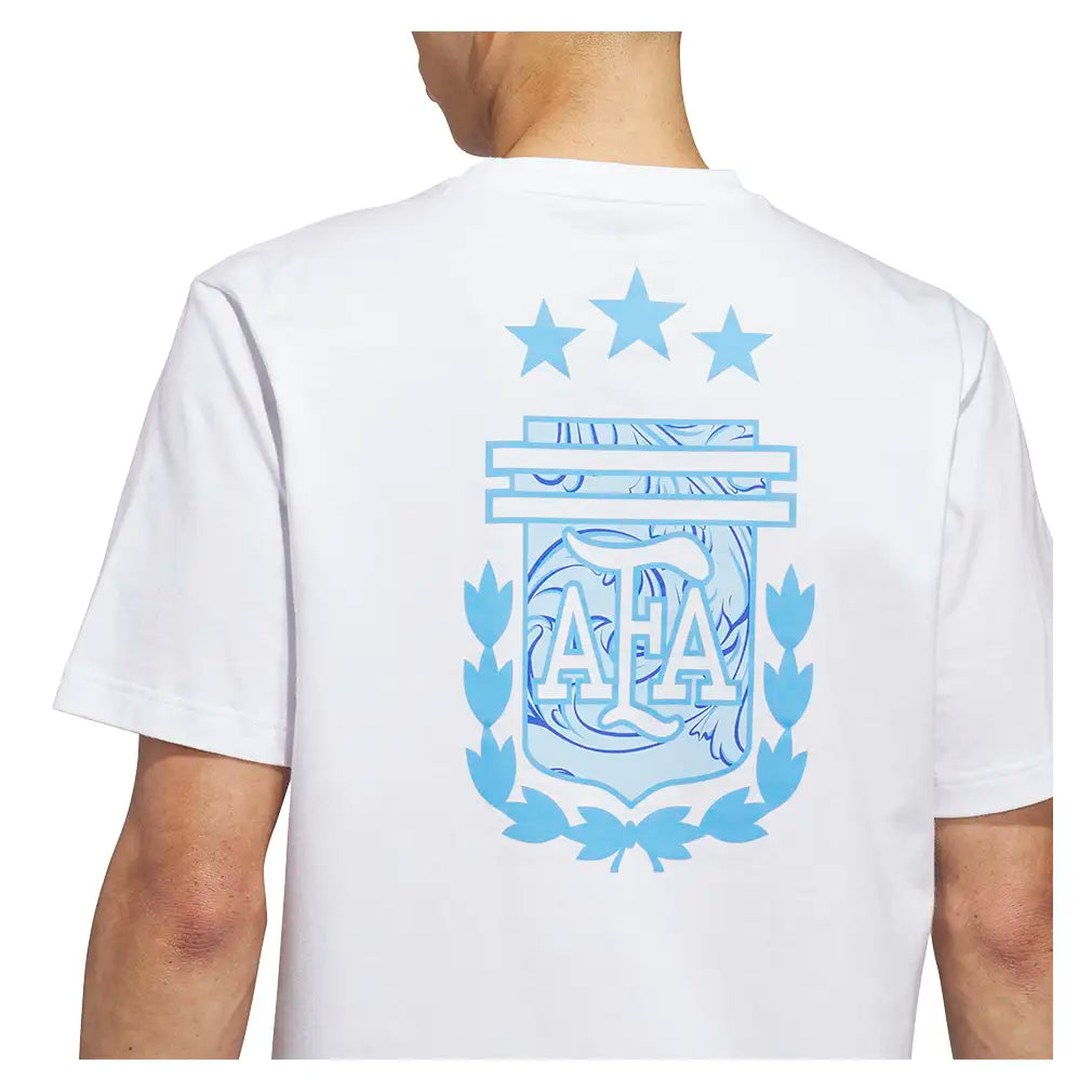 Argentina Away World Cup 2026 Graphic Tee White