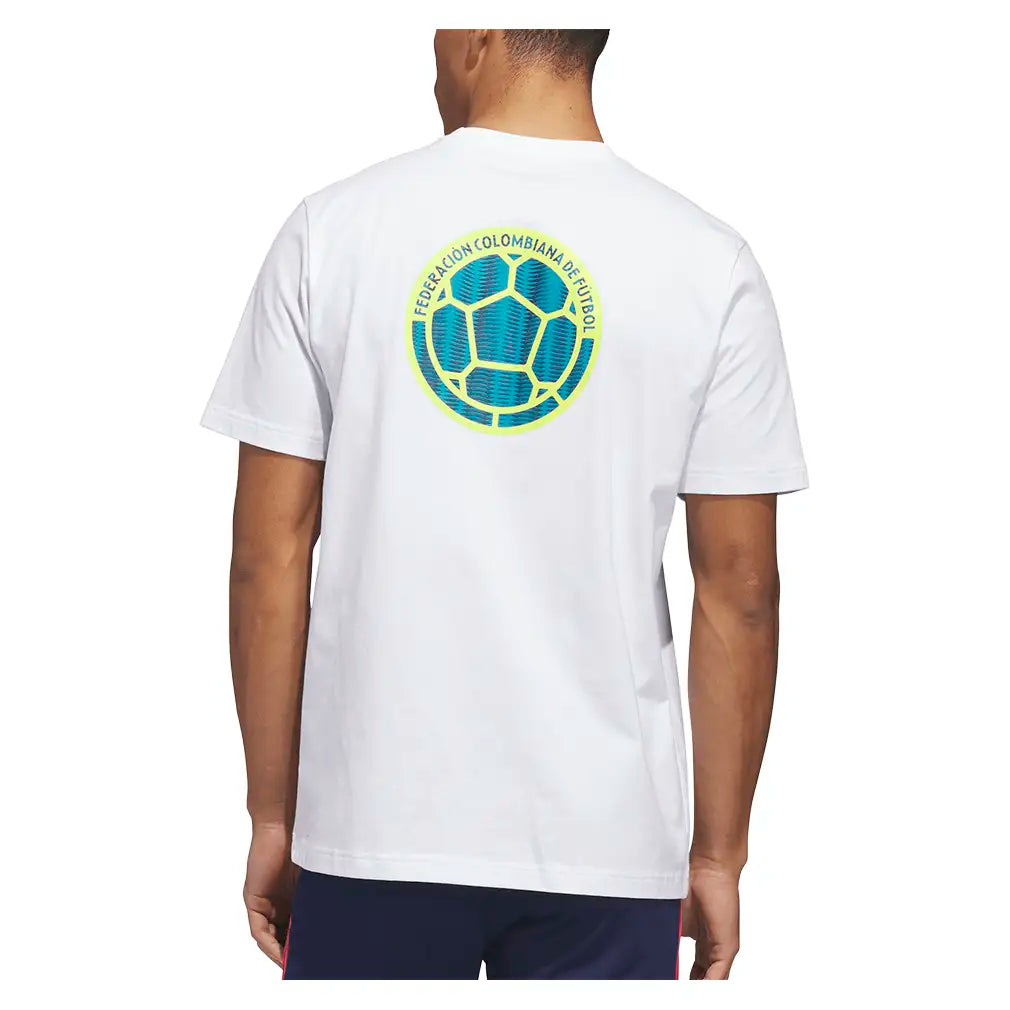 Colombia Away World Cup 2026 Graphic Tee White