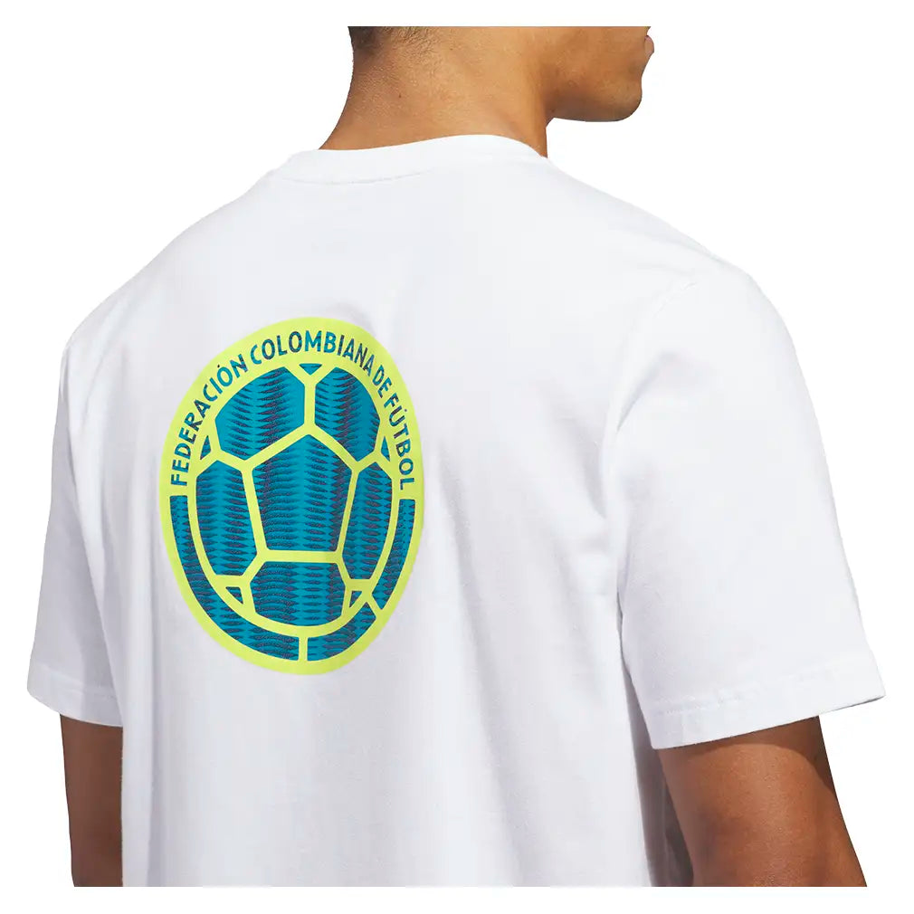 Colombia Away World Cup 2026 Graphic Tee White