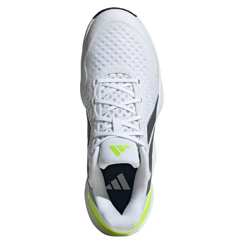 Men's Court Pickleball Shoes White and Tech Grey Metallic