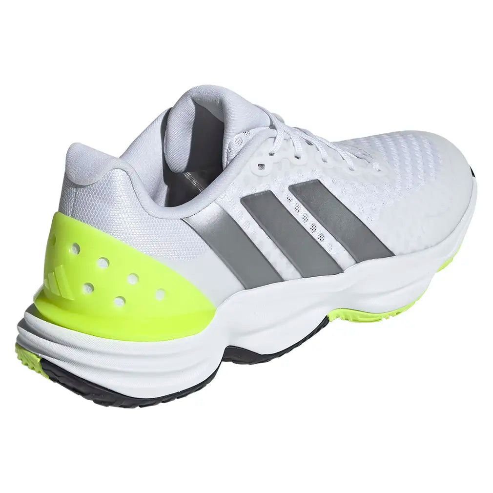 Men's Court Pickleball Shoes White and Tech Grey Metallic