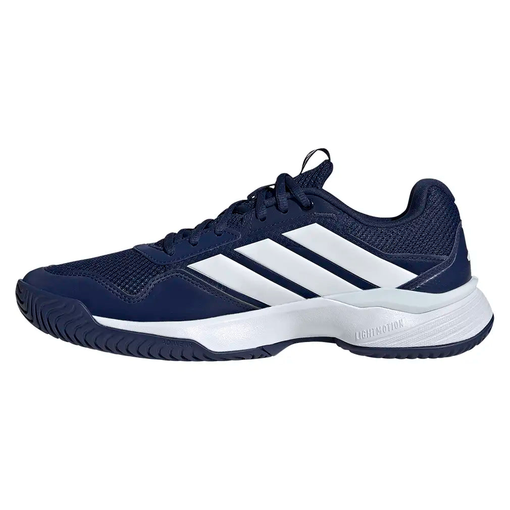 Men's GameCourt 3 Shoes Dark Blue and White