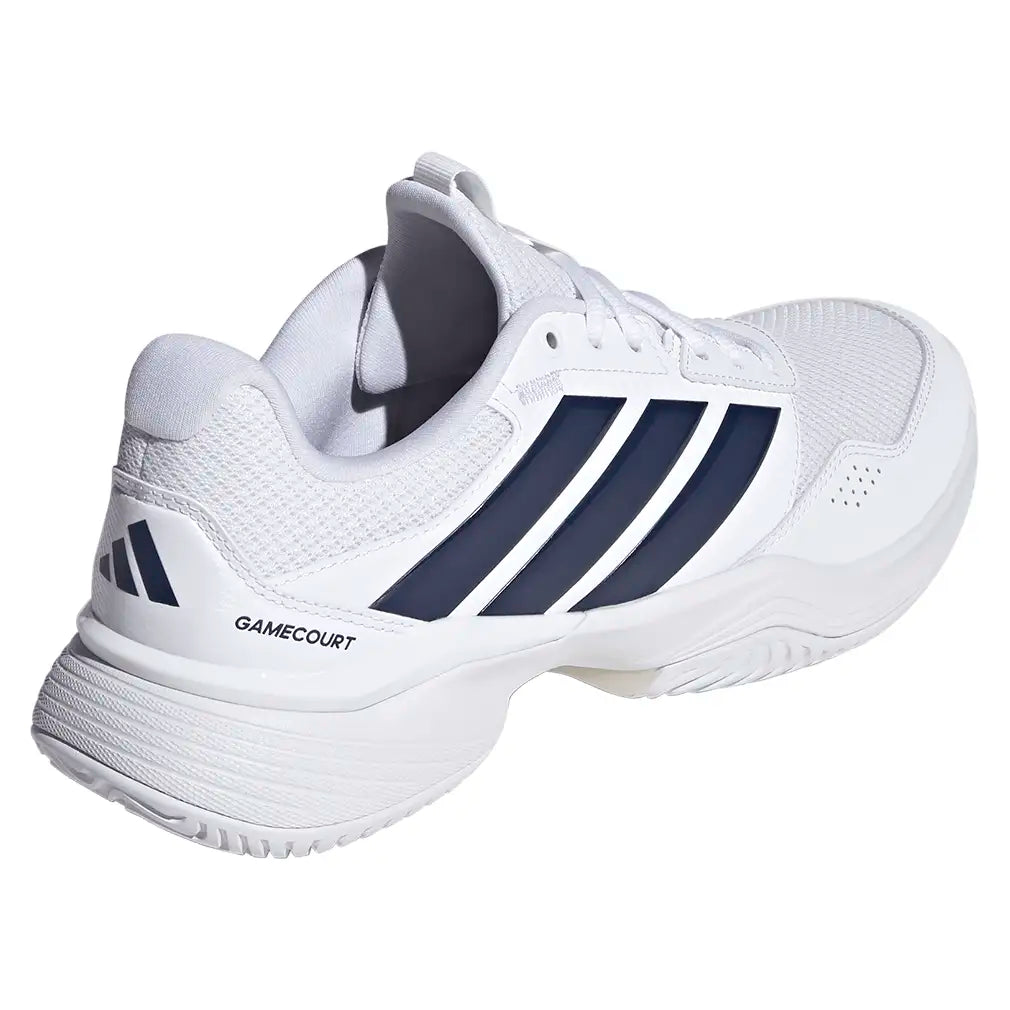 Men's GameCourt 3 Shoes White and Dark Blue
