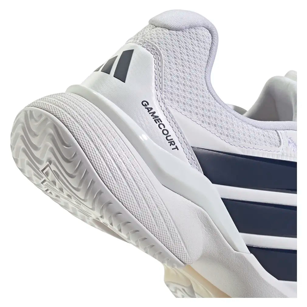 Men's GameCourt 3 Shoes White and Dark Blue