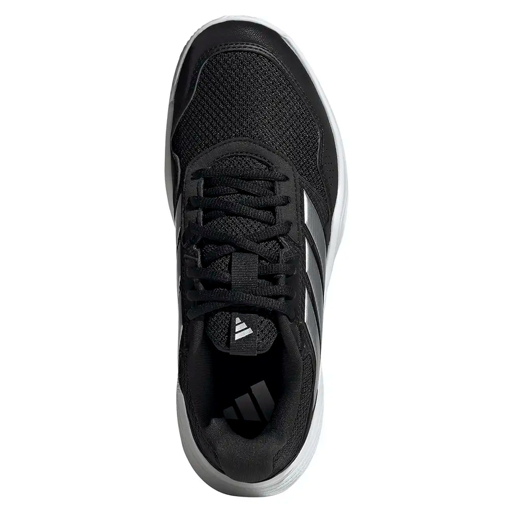 Women's GameCourt 3 Shoes Black and Silver Metallic