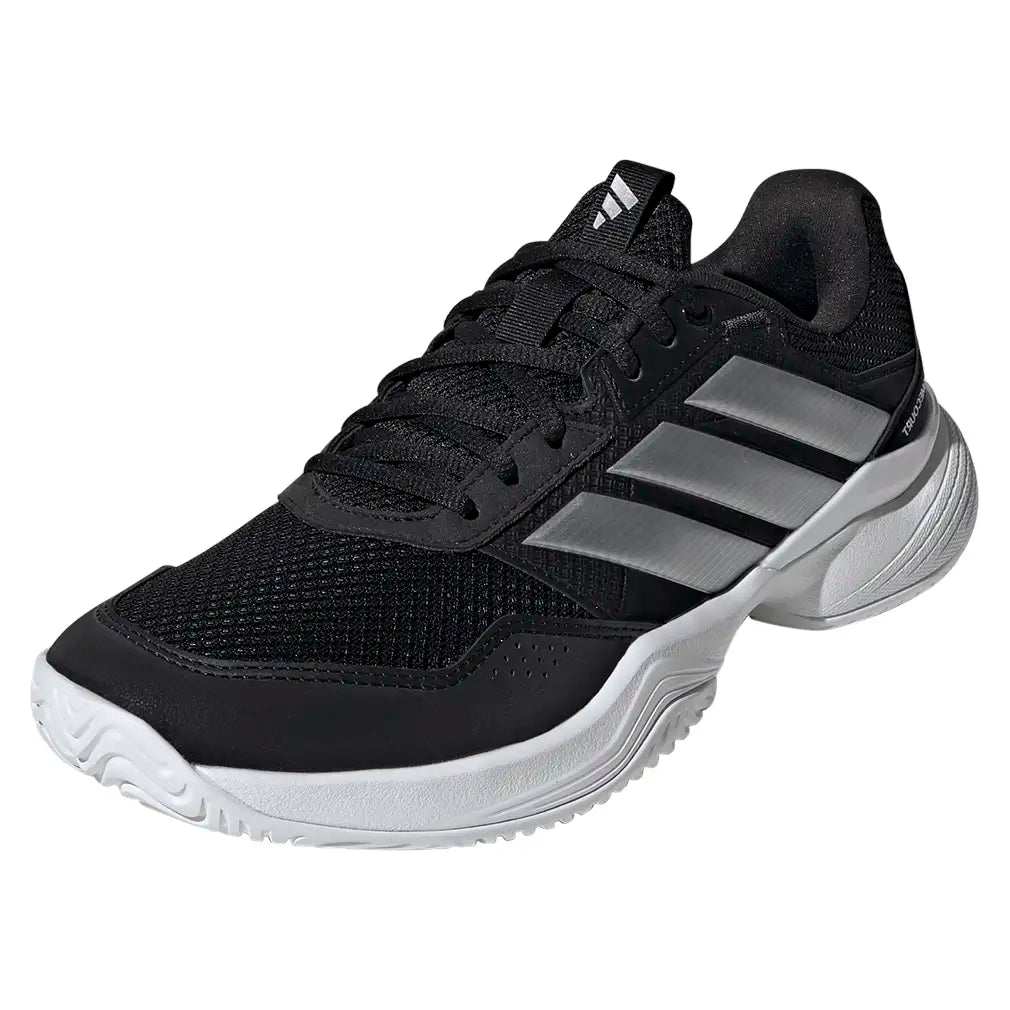 Women's GameCourt 3 Shoes Black and Silver Metallic