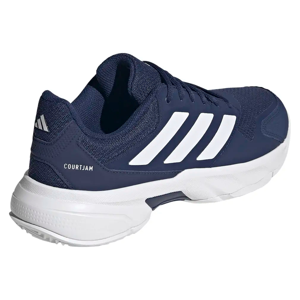 Men's CourtJam Control 3 Shoes Dark Blue and White