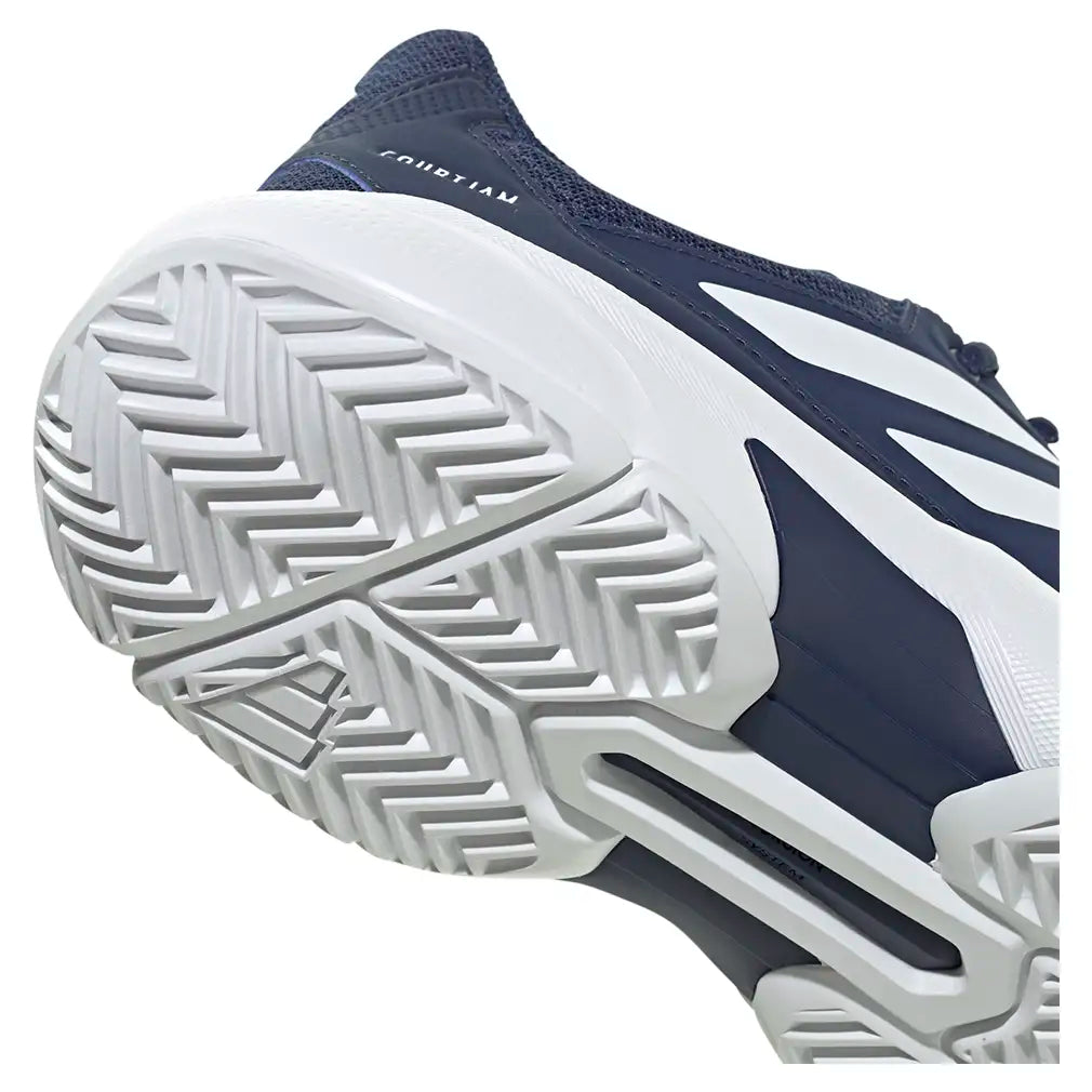 Men's CourtJam Control 3 Shoes Dark Blue and White