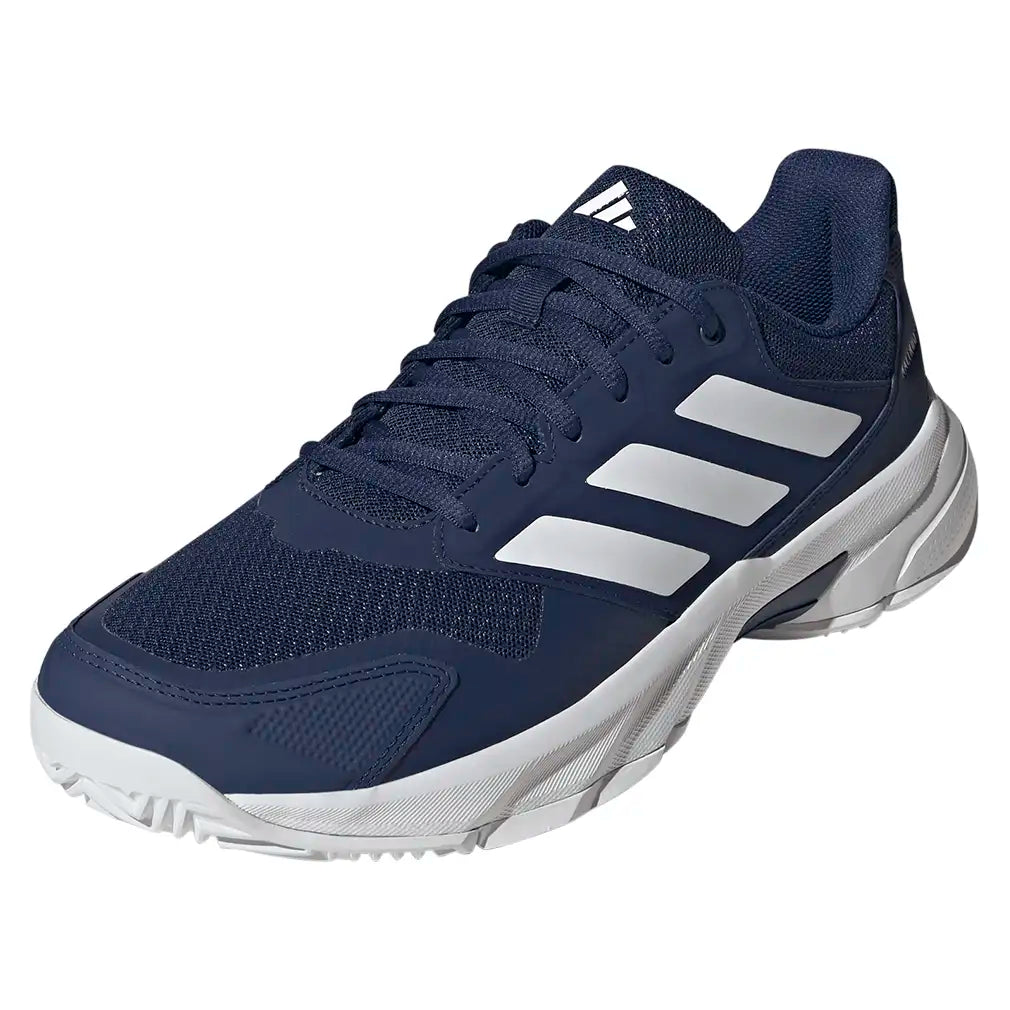 Men's CourtJam Control 3 Shoes Dark Blue and White
