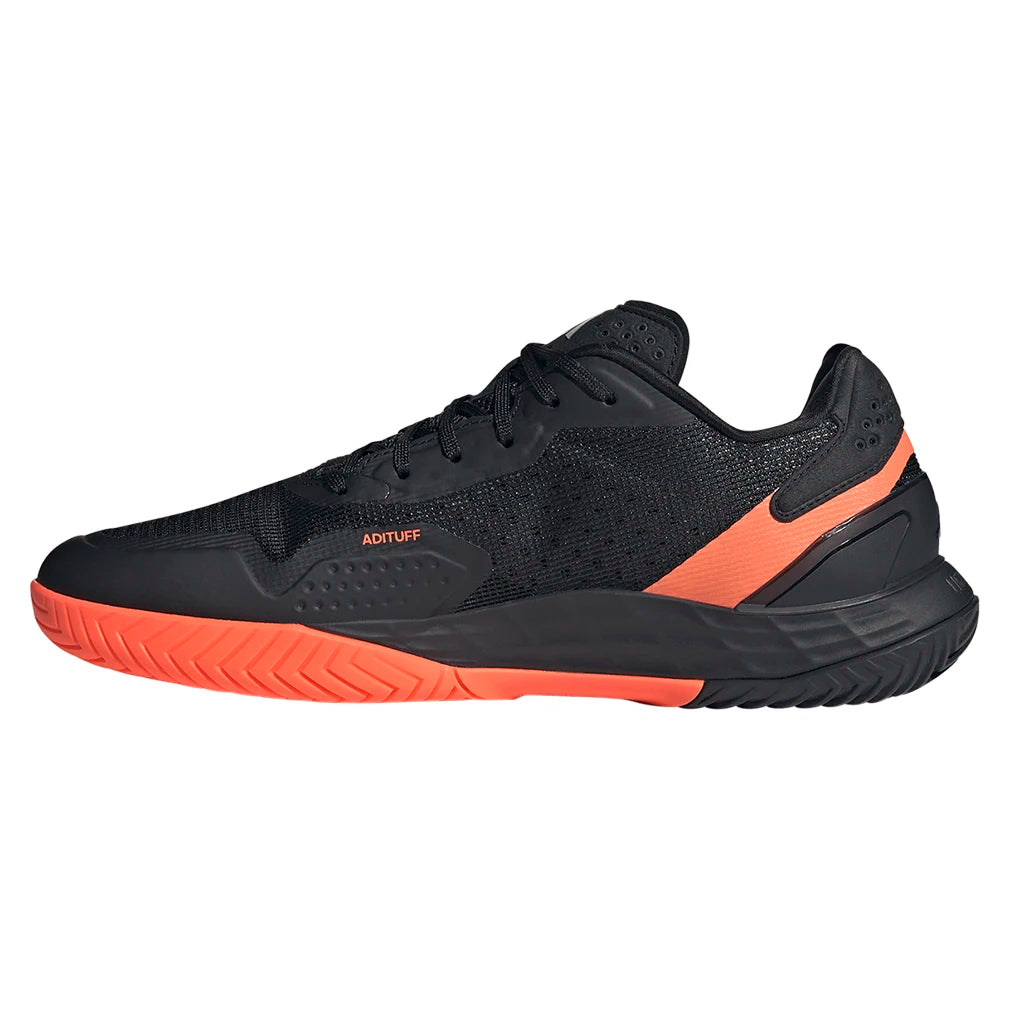 Men's Defiant Speed 2 Shoes Core Black and Lucid Orange