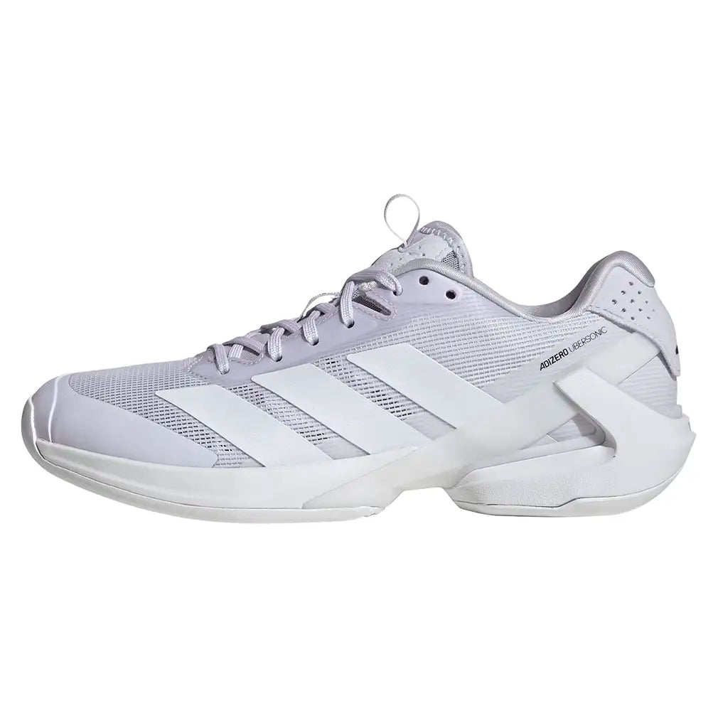 Women's Adizero Ubersonic 5 Shoes Frozen Purple and White