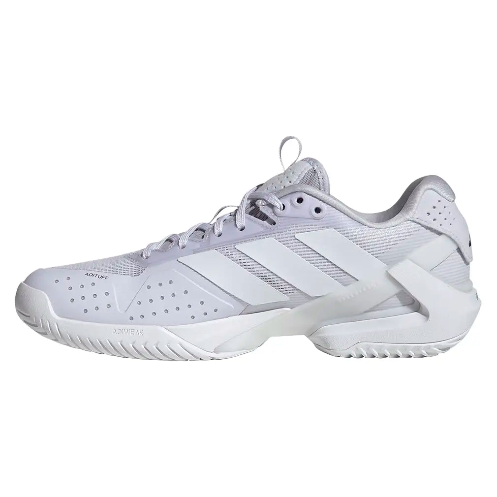 Women's Adizero Ubersonic 5 Shoes Frozen Purple and White