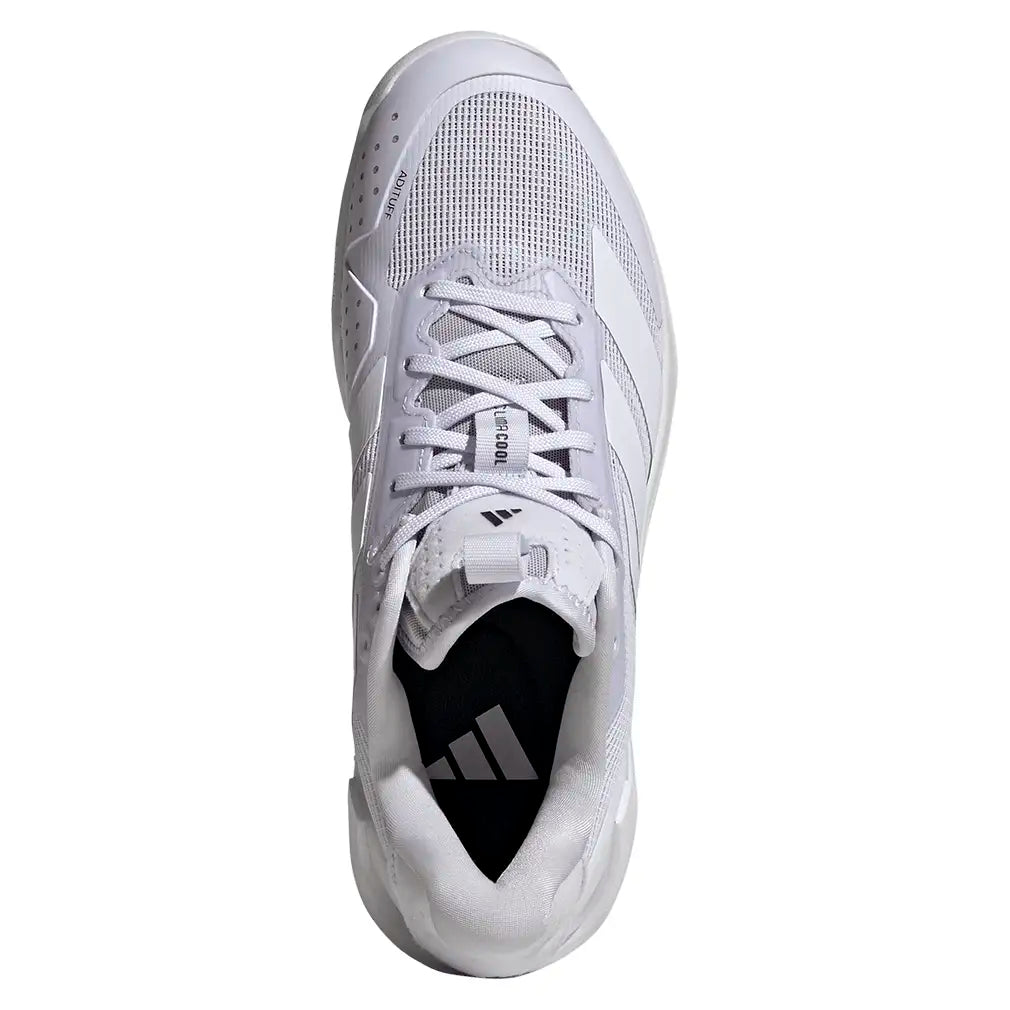 Women's Adizero Ubersonic 5 Shoes Frozen Purple and White