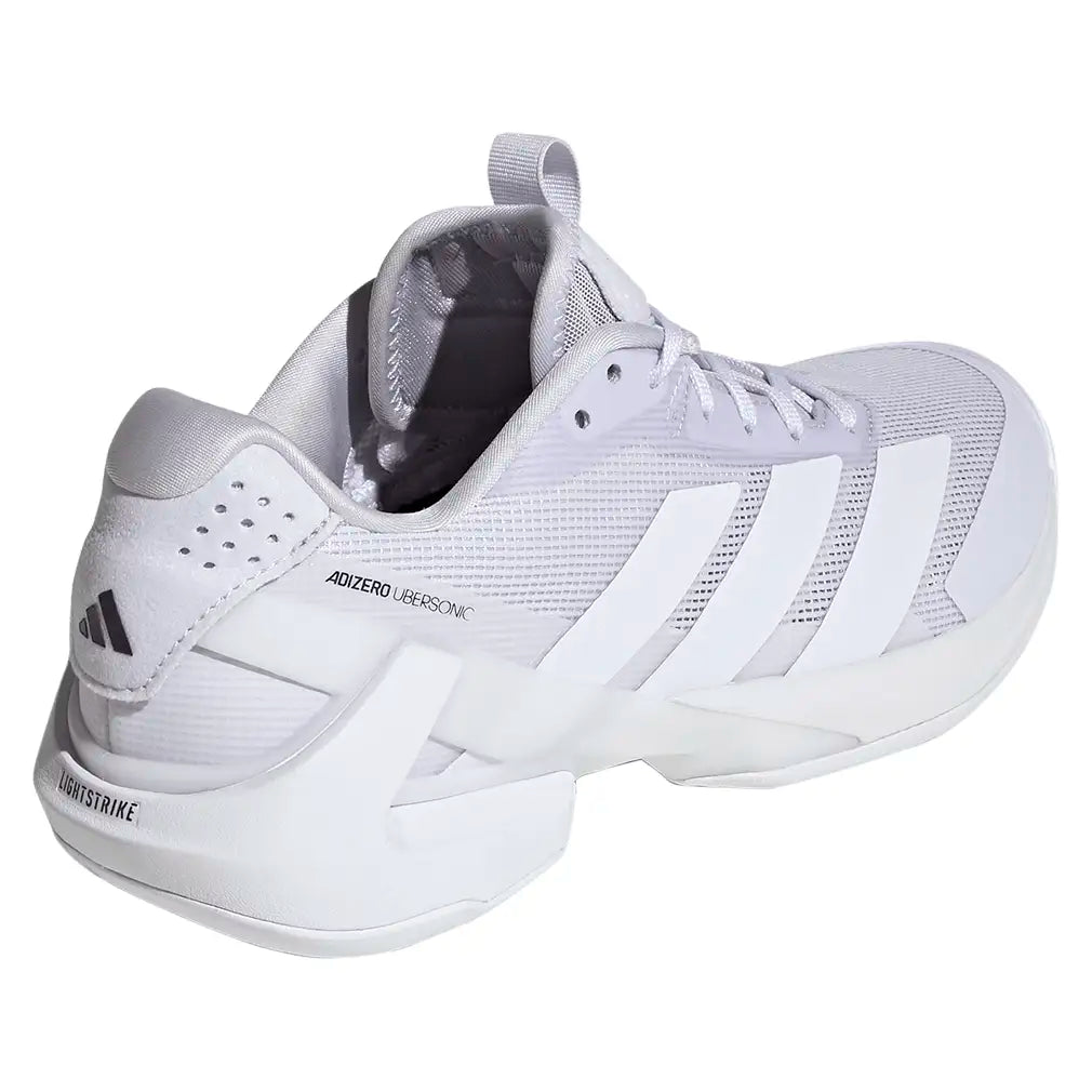 Women's Adizero Ubersonic 5 Shoes Frozen Purple and White