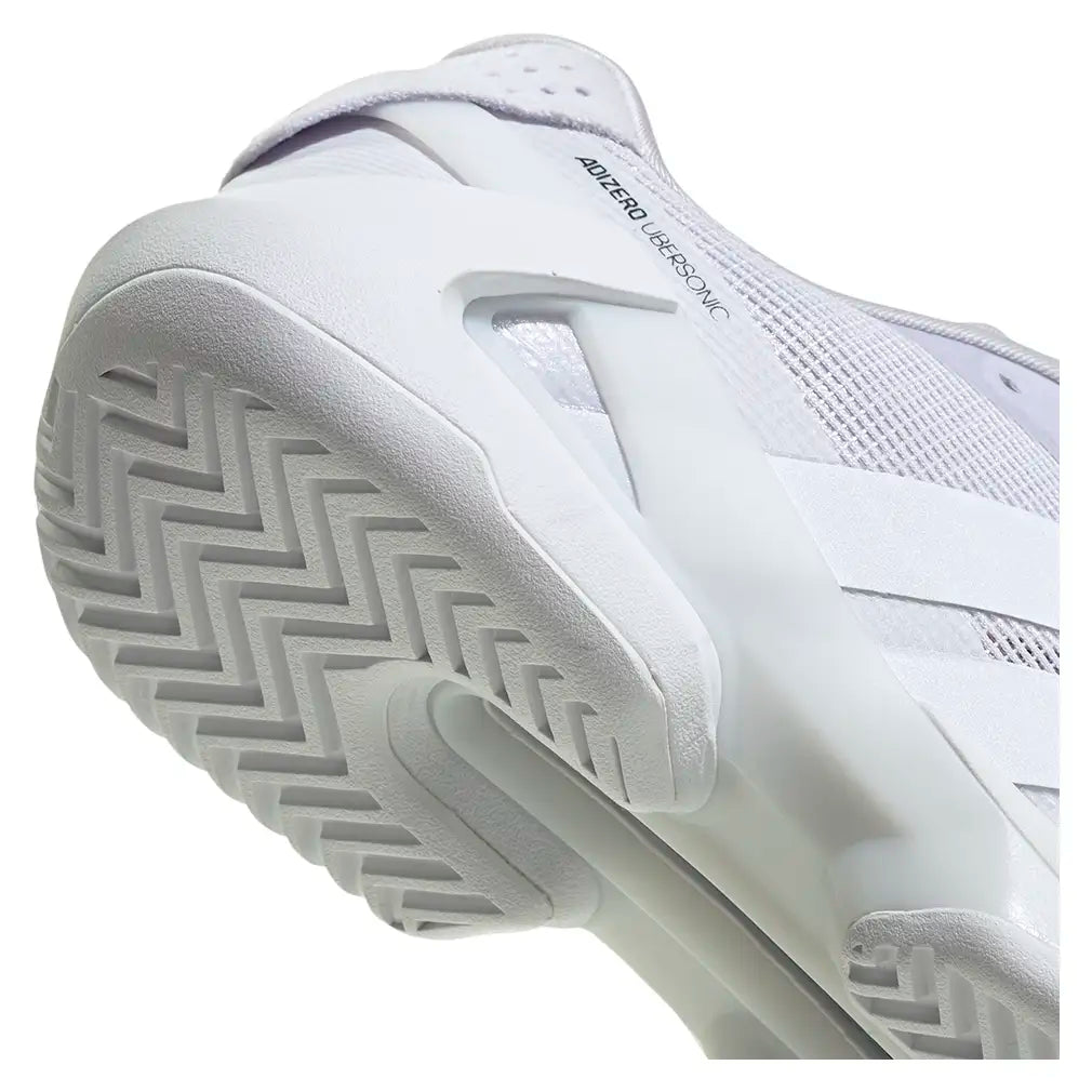 Women's Adizero Ubersonic 5 Shoes Frozen Purple and White
