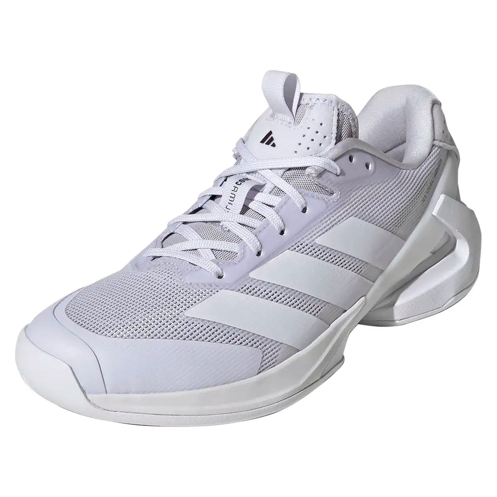 Women's Adizero Ubersonic 5 Shoes Frozen Purple and White