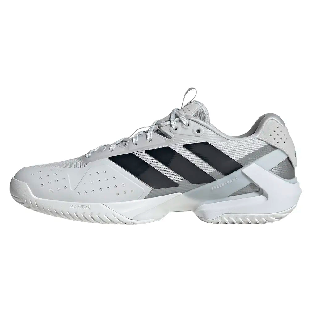 Men's Adizero Ubersonic 5 Shoes Dash Grey and Aurora Ink