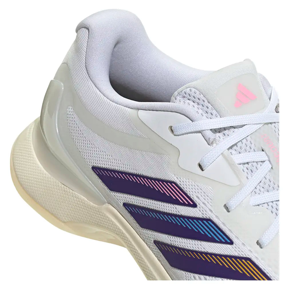 Women's Avacourt 3 Shoes White and Collegiate Purple