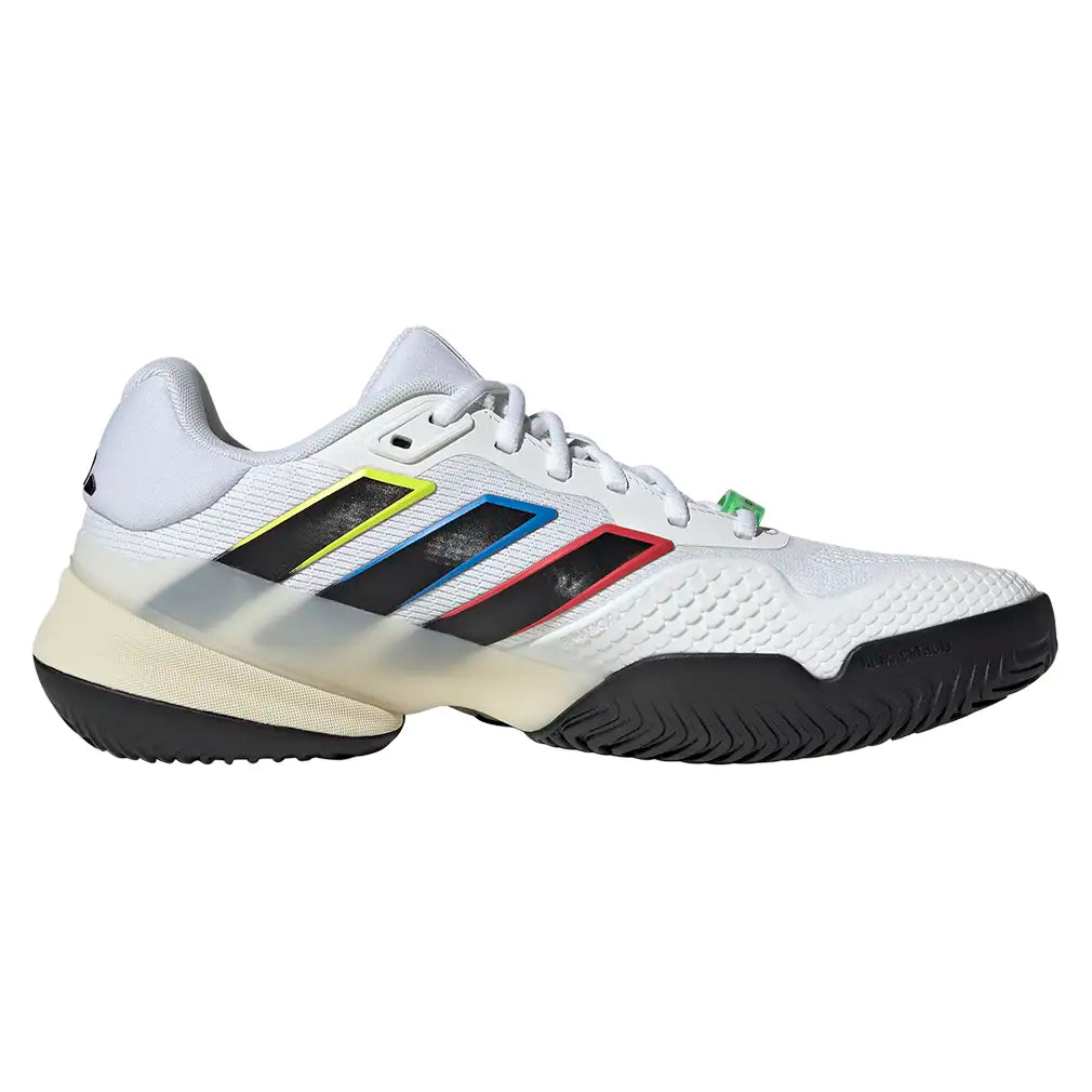 Men's Barricade 14 Shoes White and Black