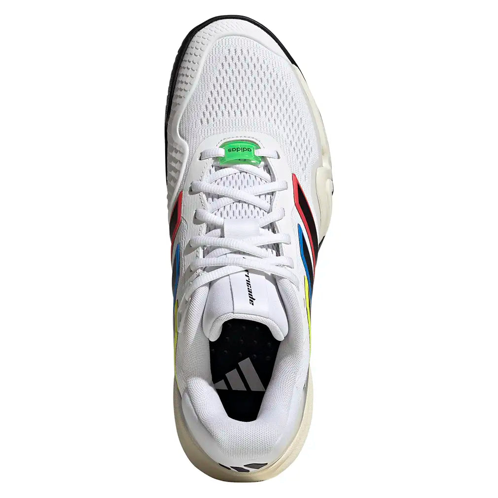 Men's Barricade 14 Shoes White and Black