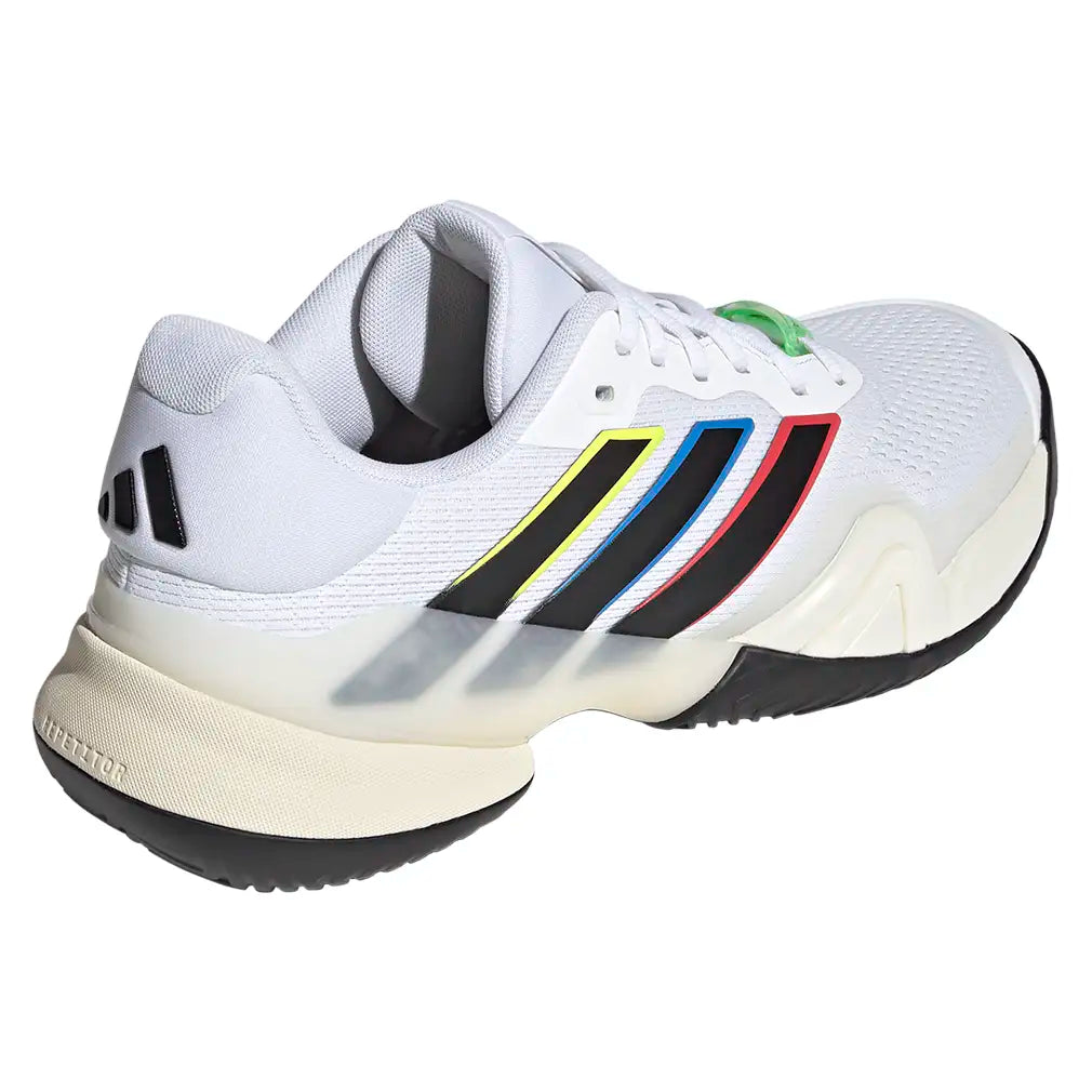 Men's Barricade 14 Shoes White and Black