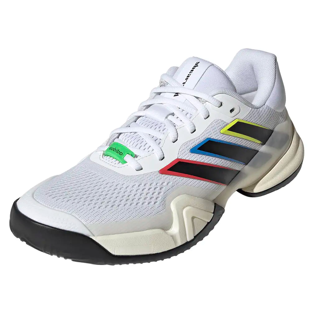 Men's Barricade 14 Shoes White and Black
