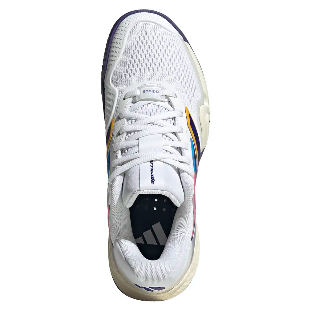 Women's Barricade 14 Shoes White and Collegiate Purple
