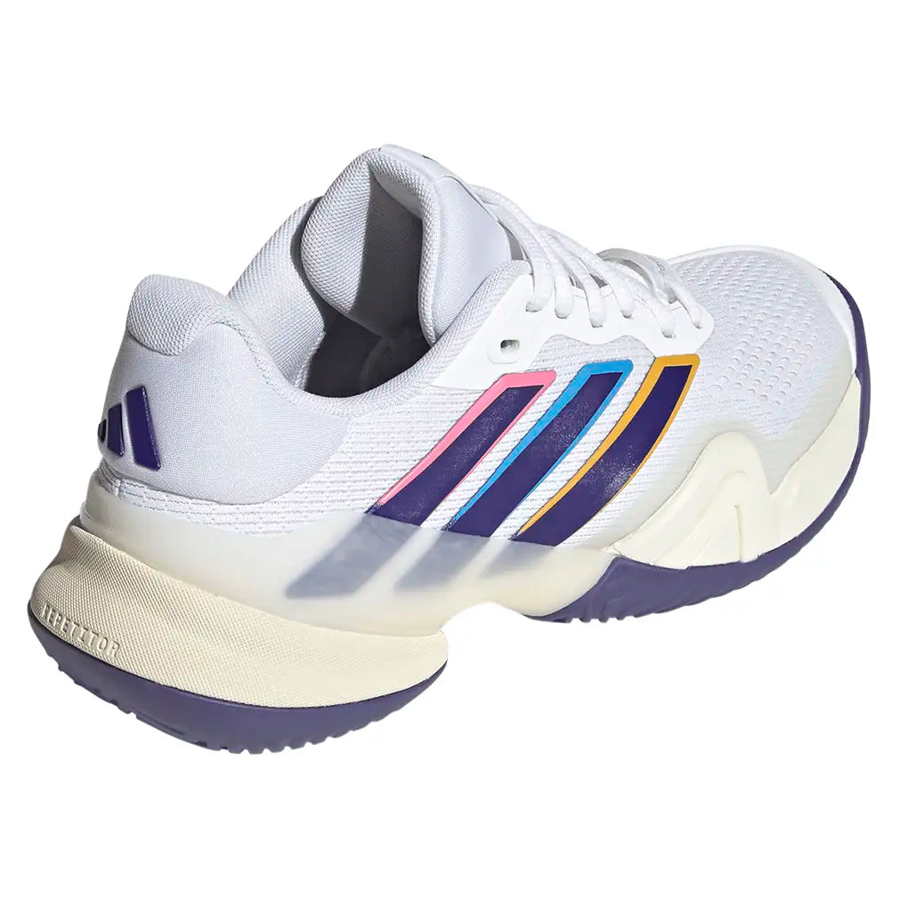 Women's Barricade 14 Shoes White and Collegiate Purple