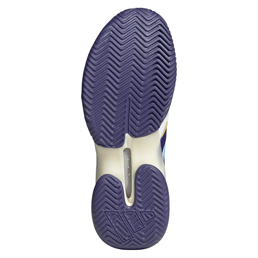 Women's Barricade 14 Shoes White and Collegiate Purple