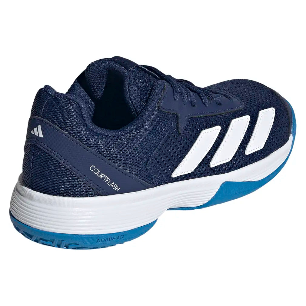 Juniors' Courtflash Shoes Dark Blue and White