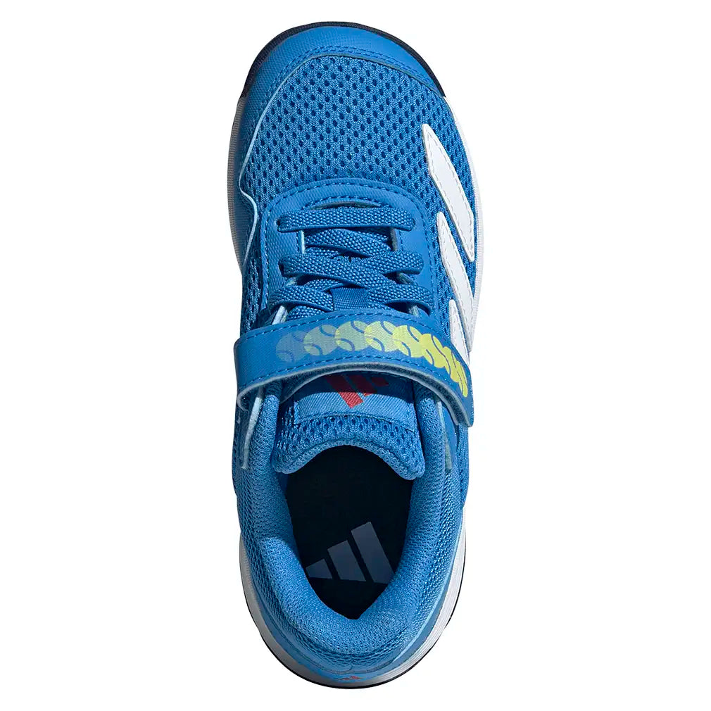 Juniors' Courtflash Shoes Lucid Ray Blue and White